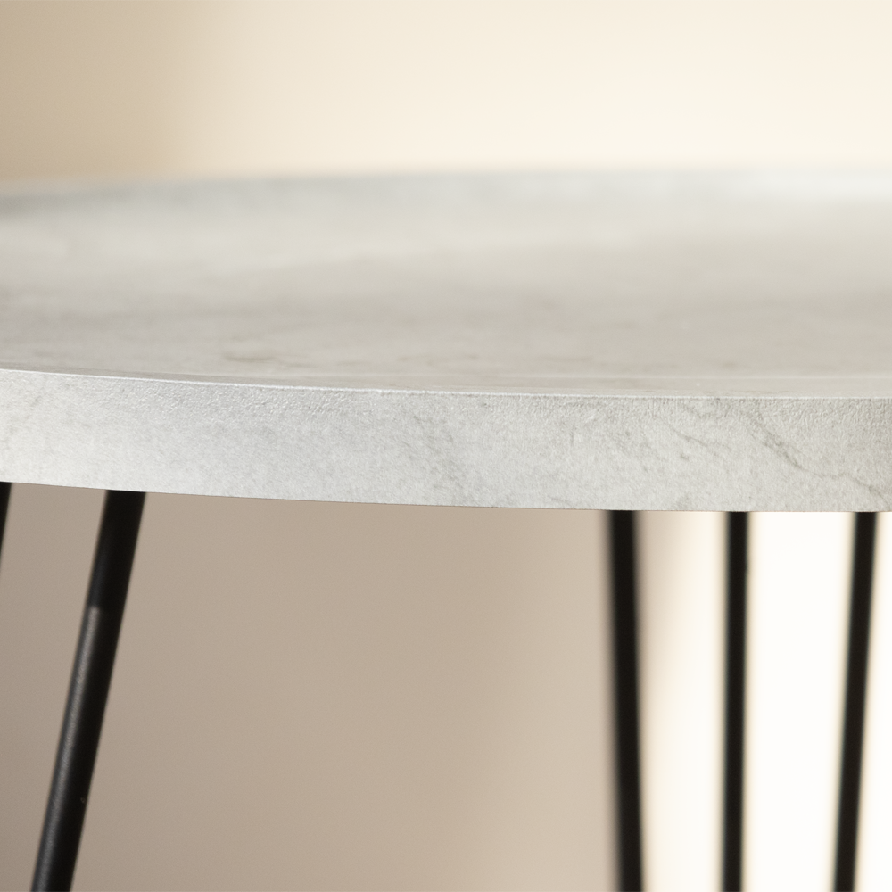 Moderne Bijzettafel - Luxe houten blad