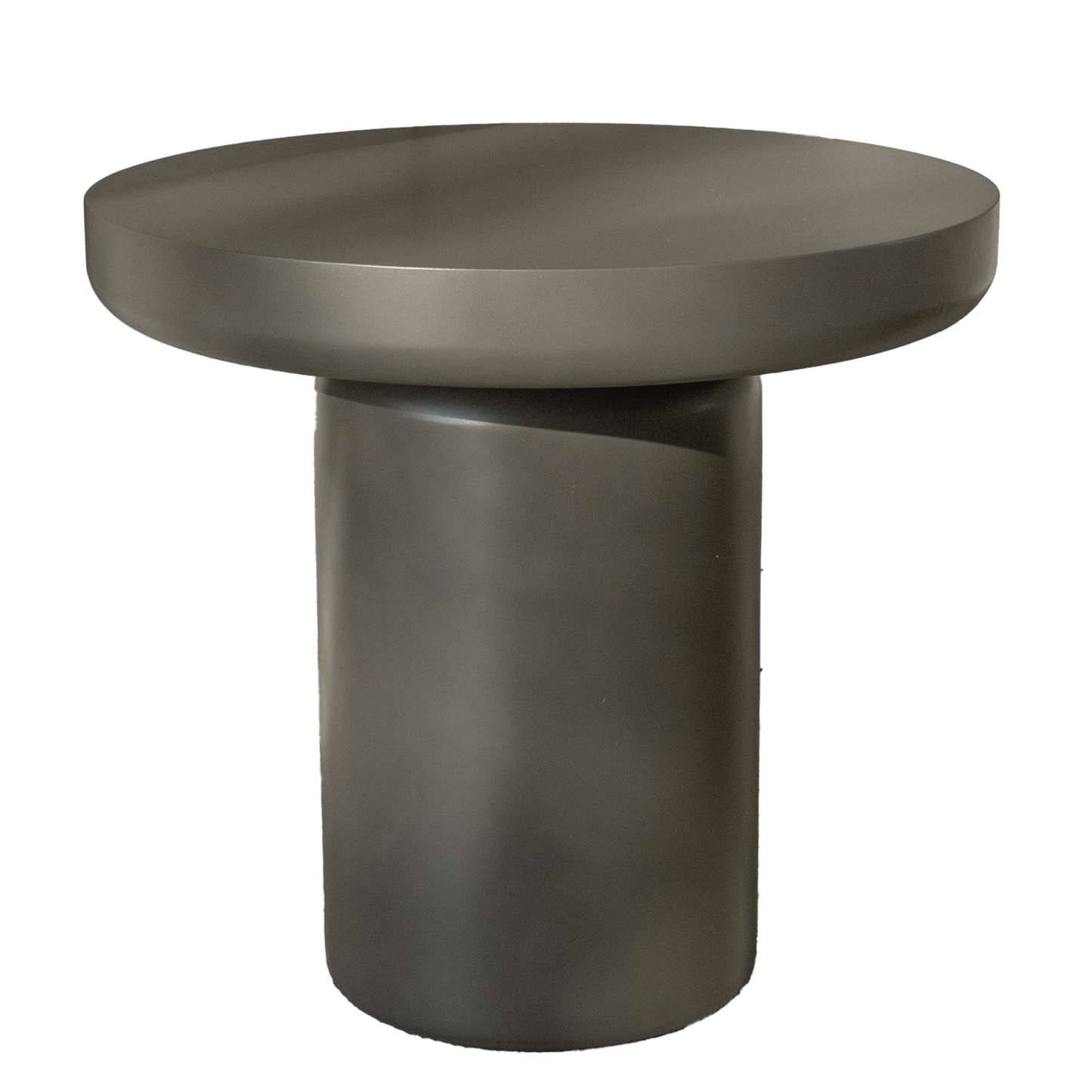 Grijze ronde bijzettafel - Ø45cm