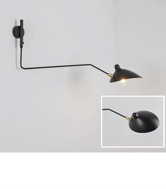 Wandlamp Zwart - 95 cm Verstelbare Arm