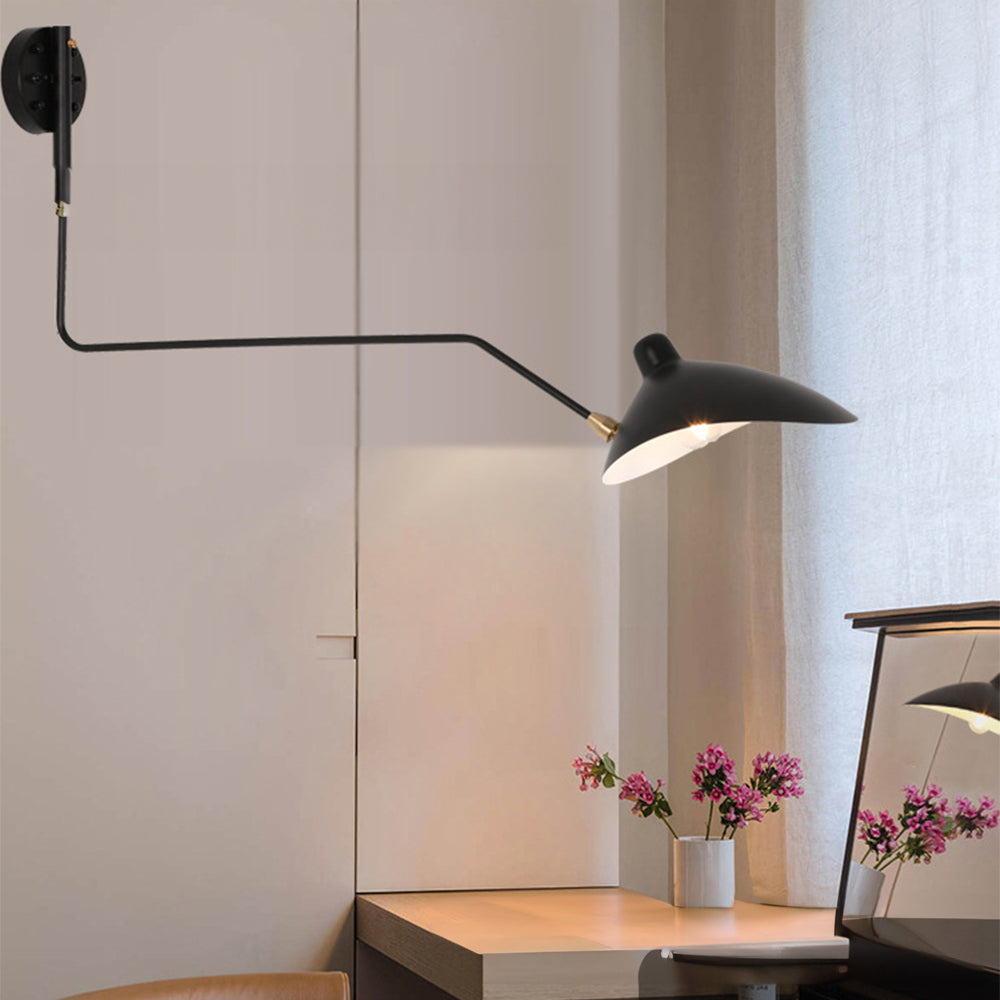 Wandlamp Zwart - 95 cm Verstelbare Arm