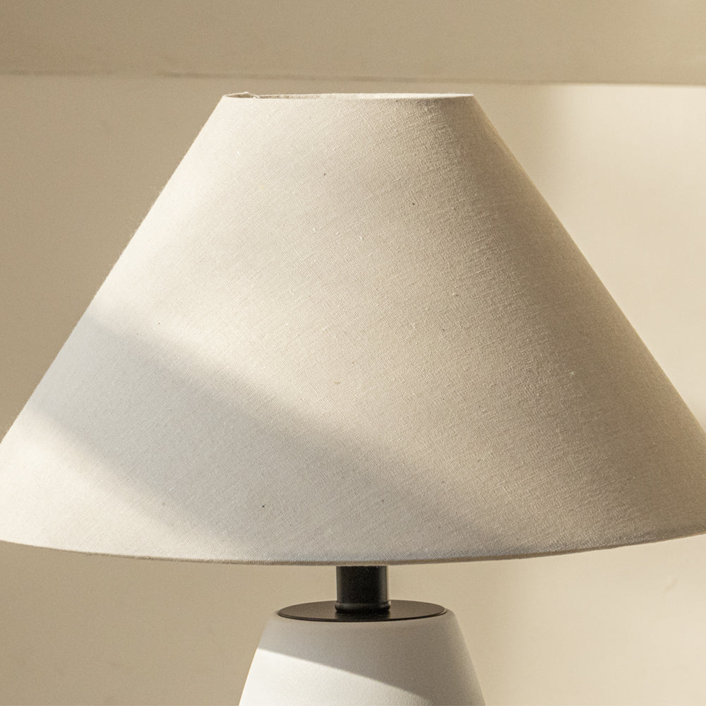 Keramieke Moderne Tafellamp - Beige