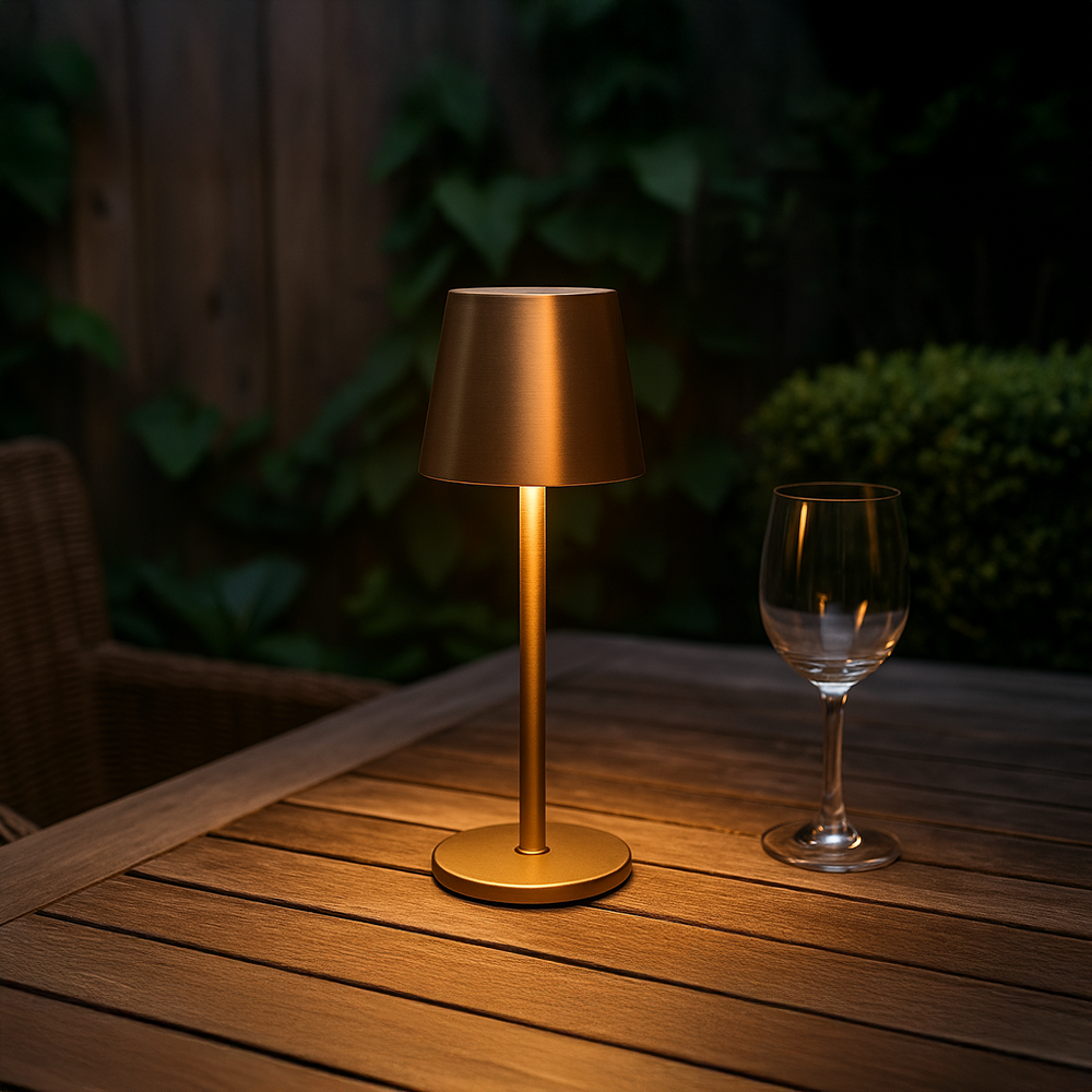 Tafellamp – Koffiebruin | Warme Tinten & Gezellig Licht