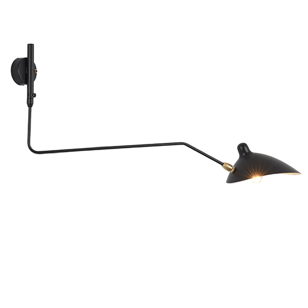 Wandlamp Zwart - 95 cm Verstelbare Arm