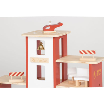 Brandweerkazerne "Ben" met accessoires