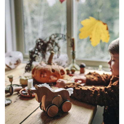 Kinderfeets bamboe trekfiguur Eenhoorn op=op