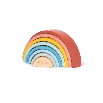 Houten regenboog "ruby"
