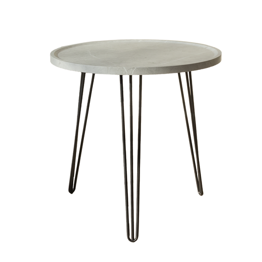 Moderne Bijzettafel - Luxe houten blad