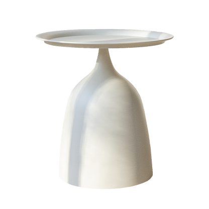Crème Ronde Bijzettafel - Ø40cm