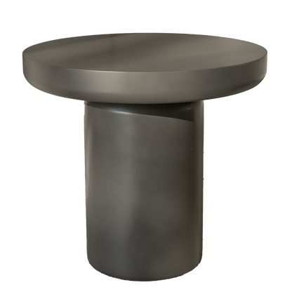 Grijze ronde bijzettafel - Ø45cm