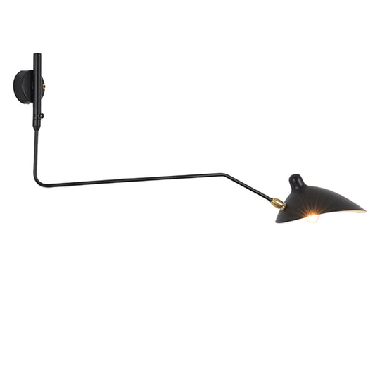 Wandlamp Zwart - 95 cm Verstelbare Arm