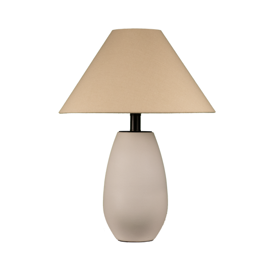 Keramieke Moderne Tafellamp - Beige