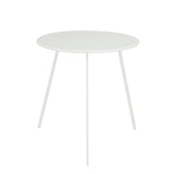 Seatle Bijzettafel Buiten - H50 x Ø50 cm - Metaal - Wit