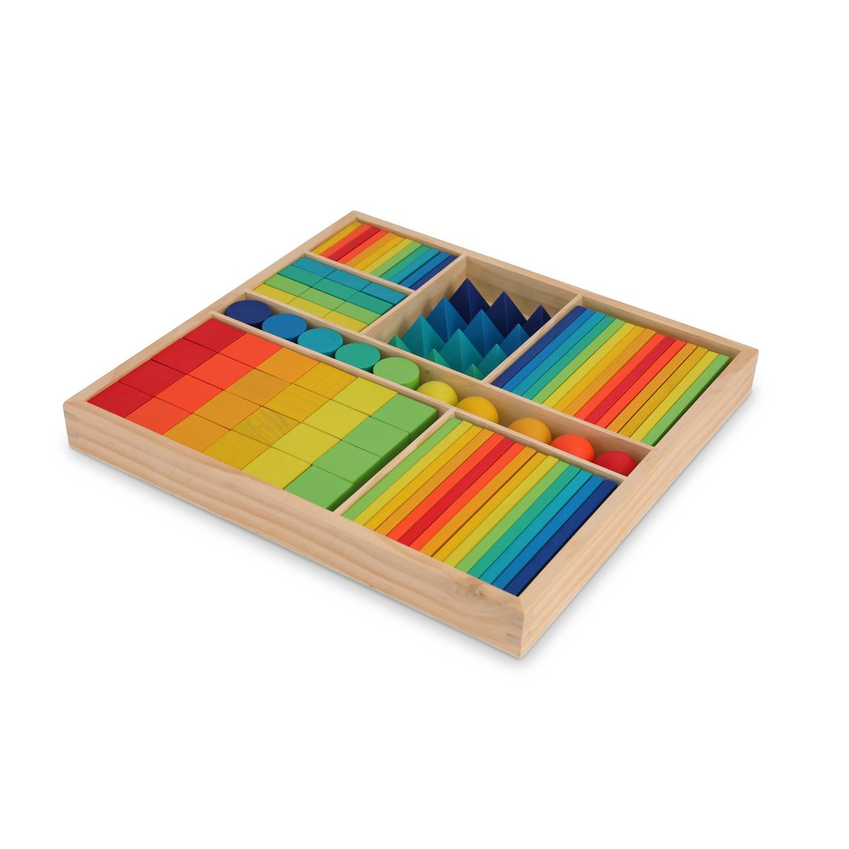 Kinderfeets gemixte blokken - regenboog