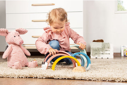 Houten regenboog "ruby"