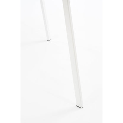 Seatle Bijzettafel Buiten - H50 x Ø50 cm - Metaal - Wit
